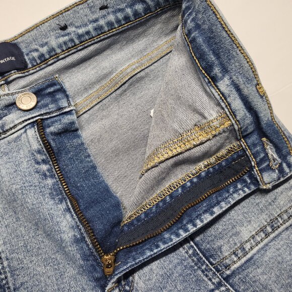 Gap Womens Jeans 2/26R ( 28 X 27 ) Soft Vintage Slim Stretch Pockets Blue - Picture 6 of 15